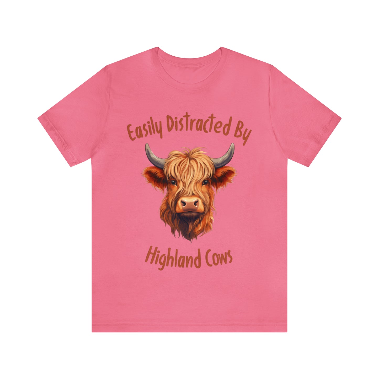 Easily Distracted By Highland Cows Tee