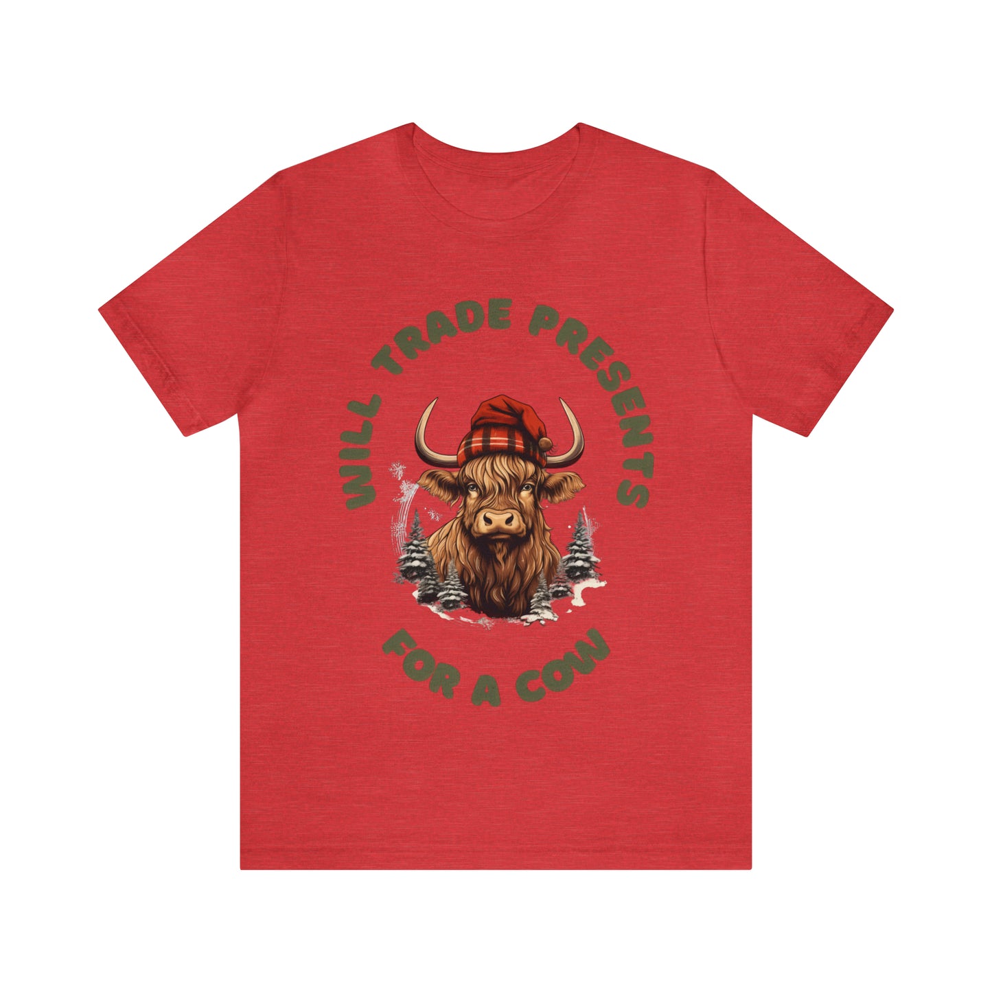 Highland Cow Christmas Shirt