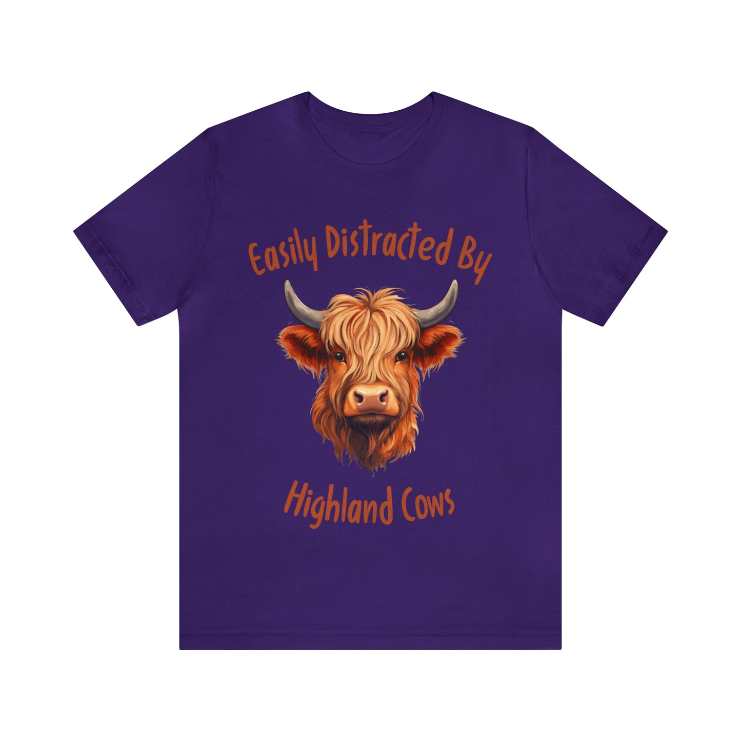 Easily Distracted By Highland Cows Tee