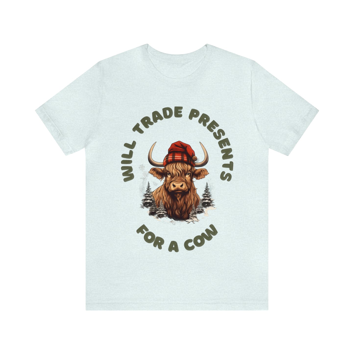 Highland Cow Christmas Shirt