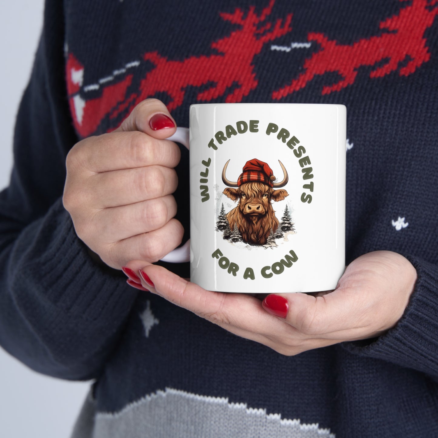Highland Christmas Mug