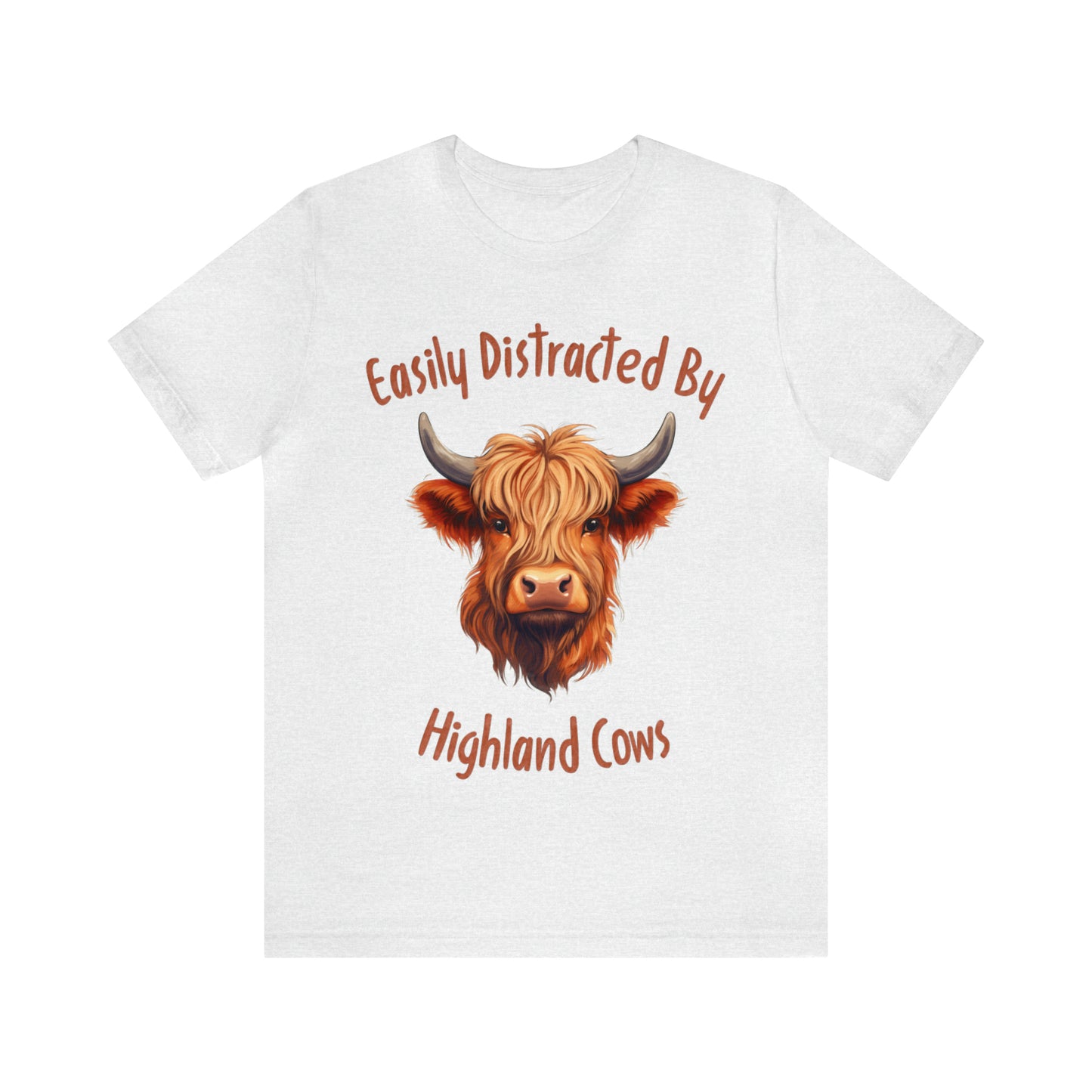 Easily Distracted By Highland Cows Tee