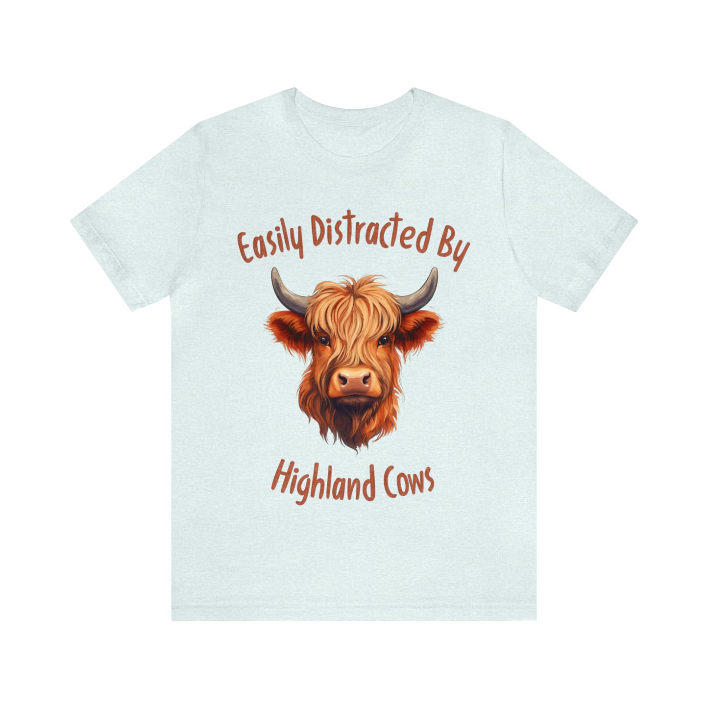 Easily Distracted By Highland Cows Tee