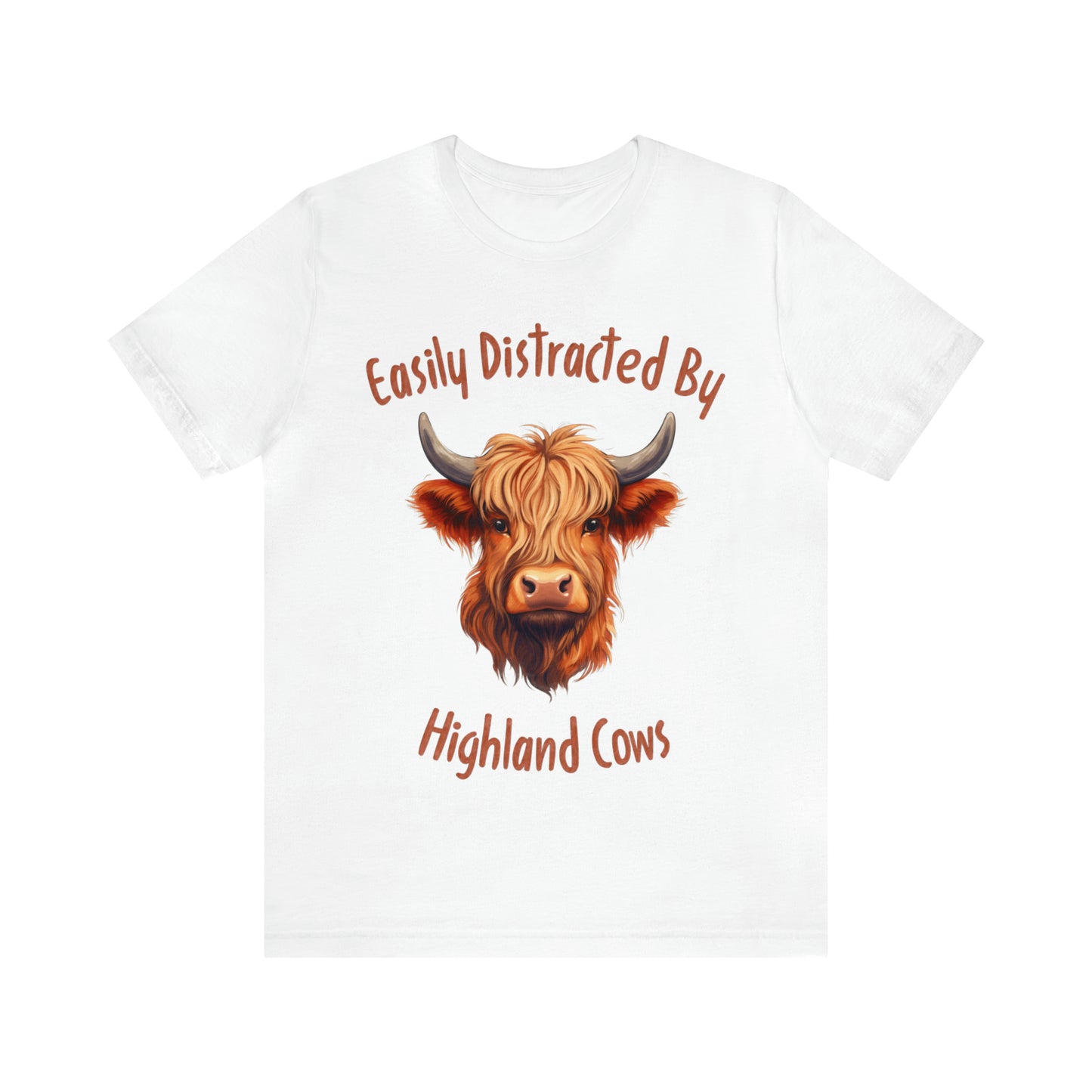 Easily Distracted By Highland Cows Tee