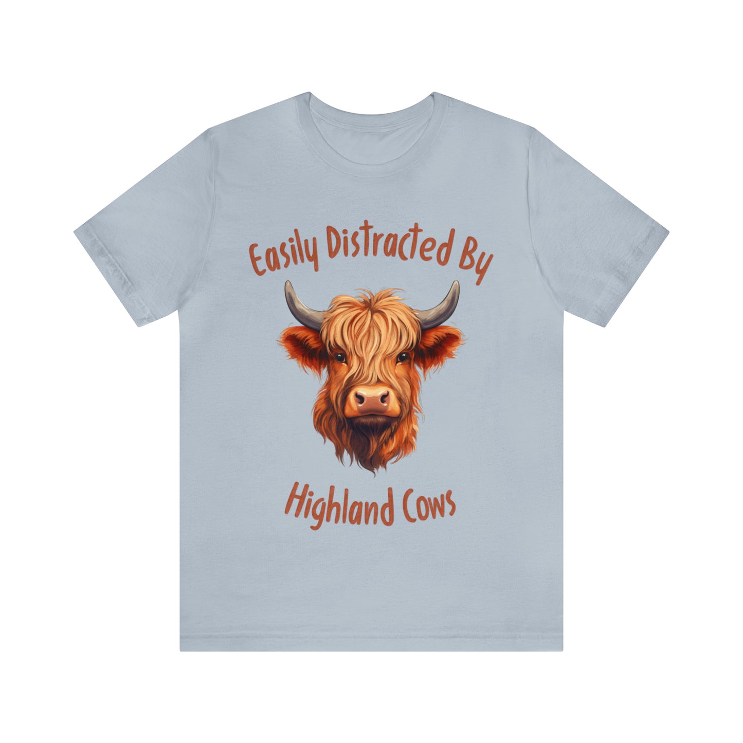 Easily Distracted By Highland Cows Tee