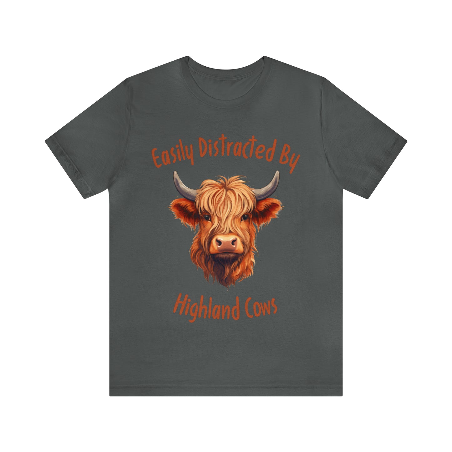 Easily Distracted By Highland Cows Tee