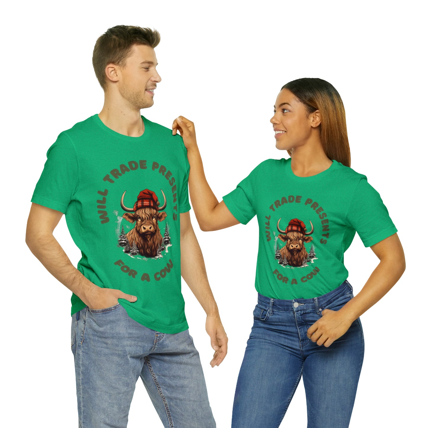 Highland Cow Christmas Shirt